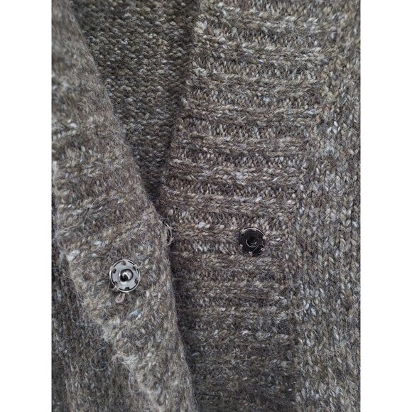 Tweeds‎ Shawl Collar Cardigan Sweater Alpaca/Wool Blend Brown Small - Picture 2 of 4
